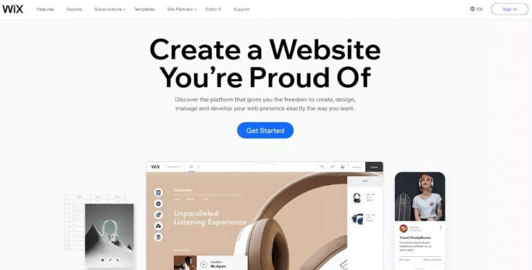 Wix Create Your Own Website