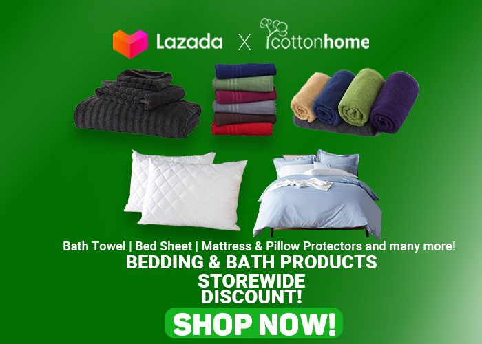 [UP to 70% OFF] Cotton Home Lazada Malaysia Offer