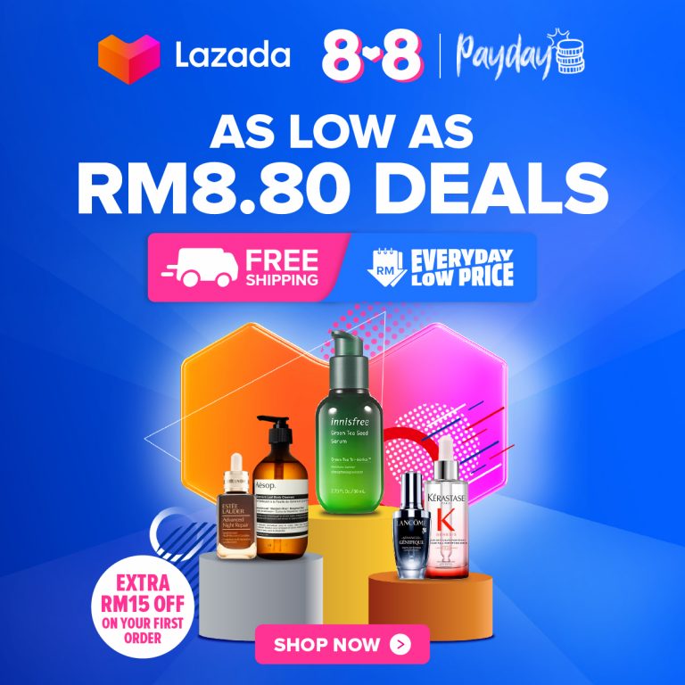 [ 8.8 PAYDAY SALES ] As Low As RM 8.80 Lazada Malaysia